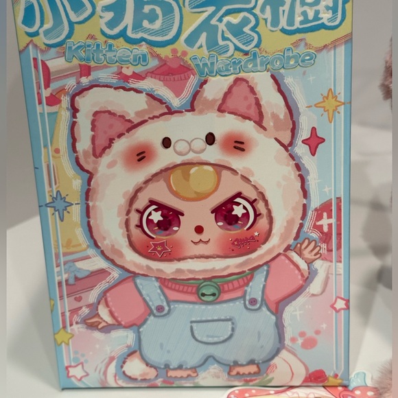 Kitten Wardrobe Plush Baby Three WITH SPECIAL EYES & PACI - Picture 4 of 6